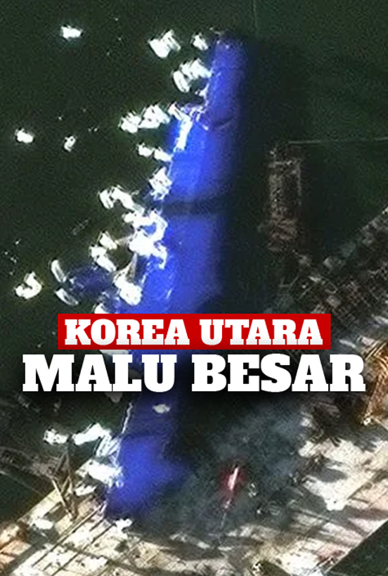 Memalukan! Kapal Perang Korea Utara Karam Ketika Perasmian Rasmi